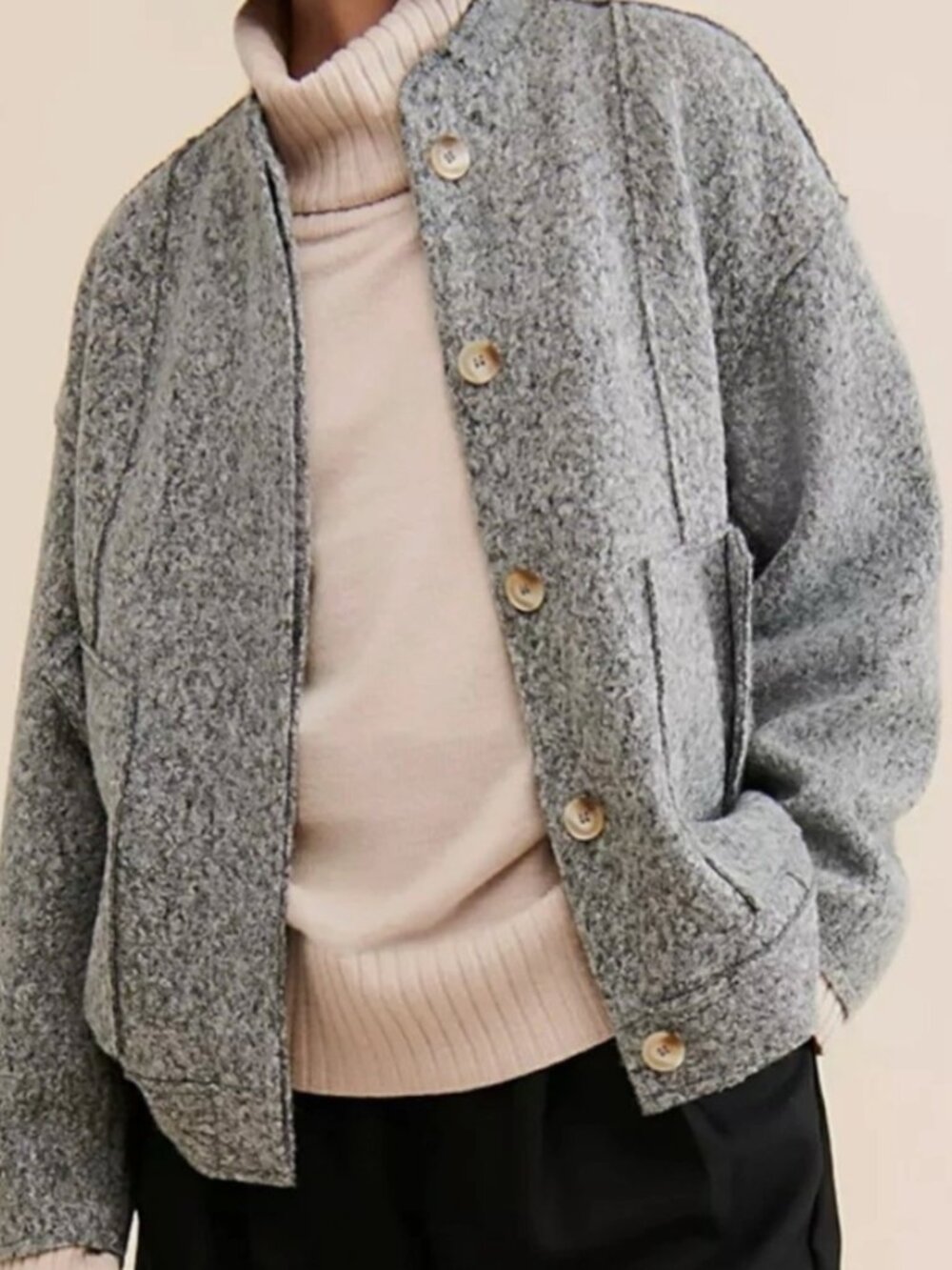 Free People Willow Bomber Jacket - Picture 4 of 11